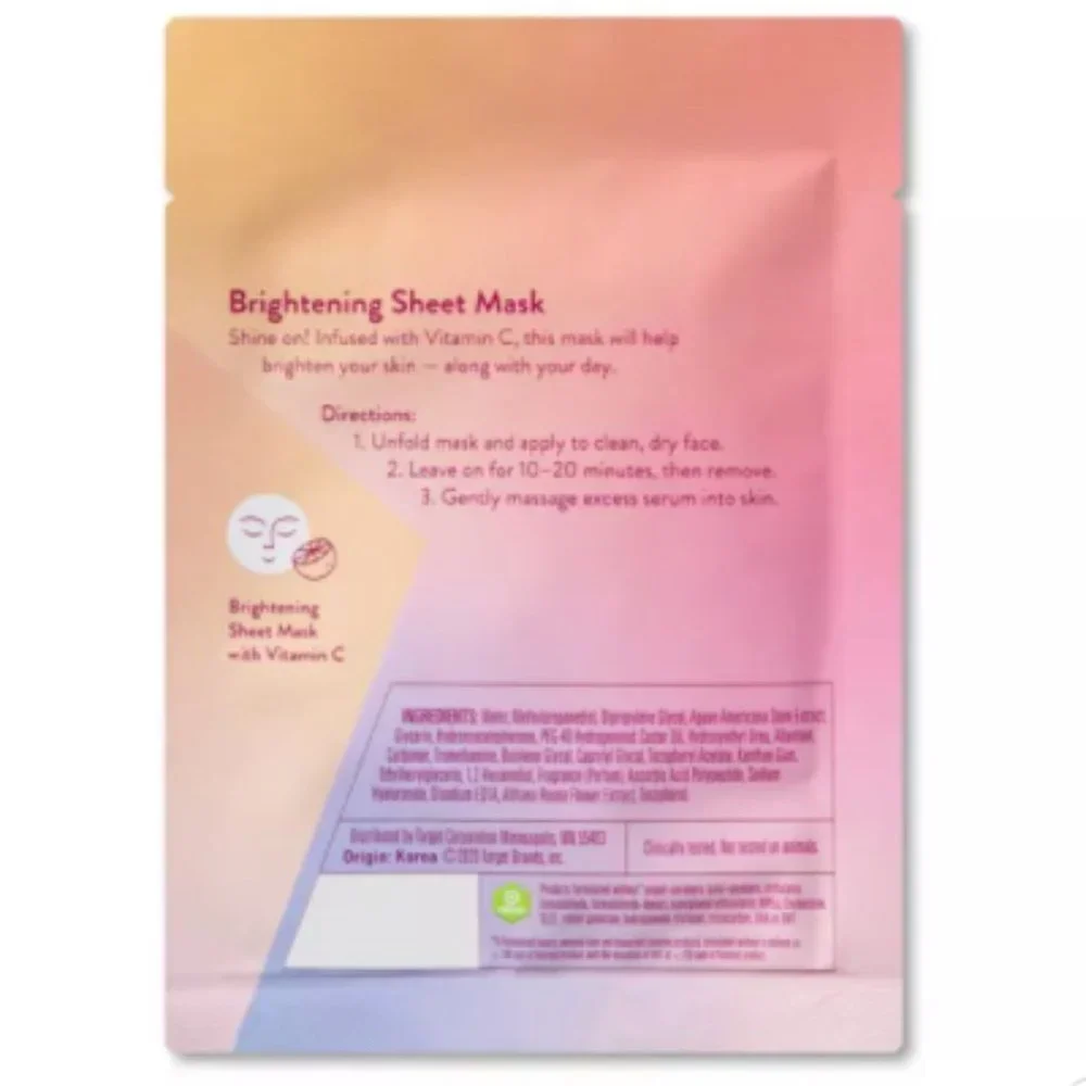 Regular Brightening Vitamin C Sheet Mask - 0.84 oz